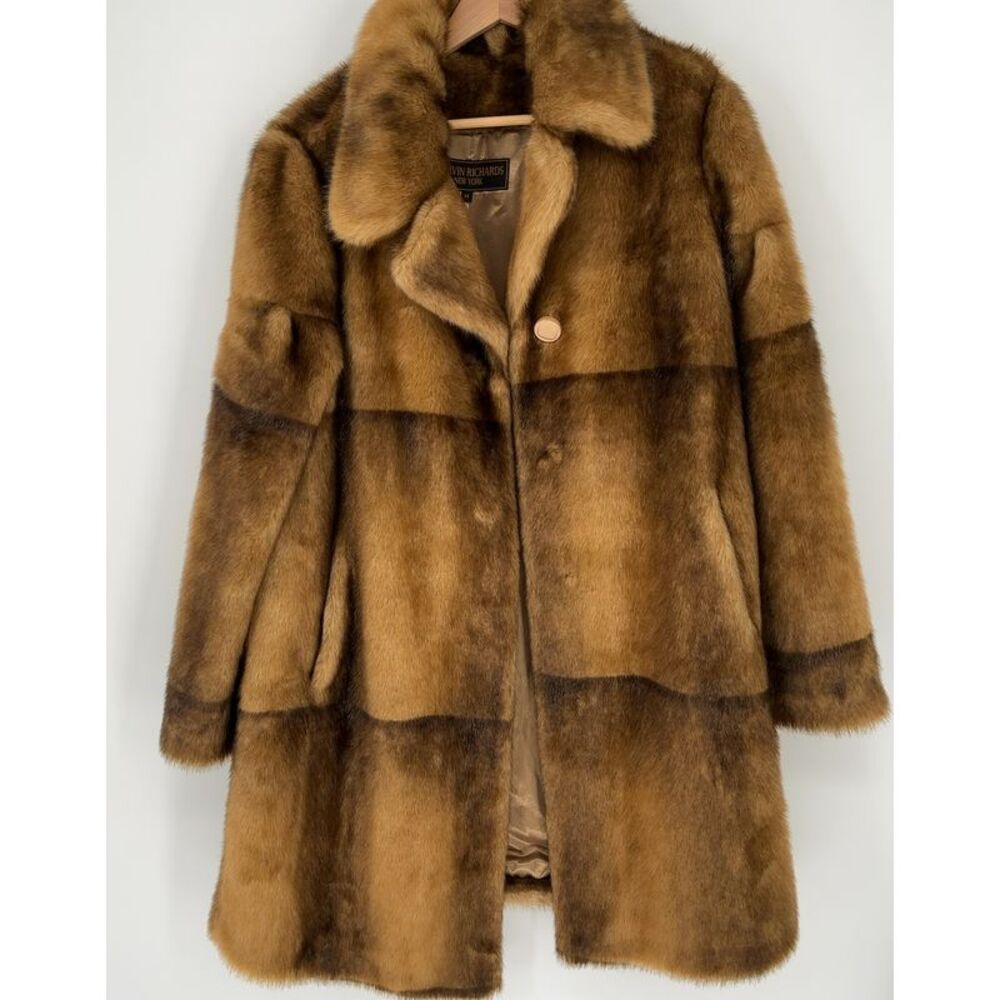 Marvin Richards New York Faux Fur Coat